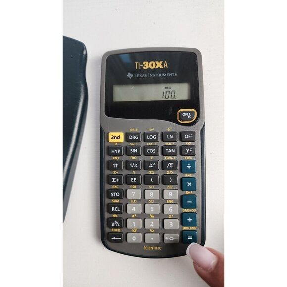 TI 30Xa Scientific Calculator, In working condition - Picture 7 of 8